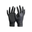 Vinyl Gloves powder free Black Large