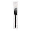 Teeb Alasael Disposable Fork Black Wrapped