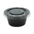 Plastic Sauce Containers Black