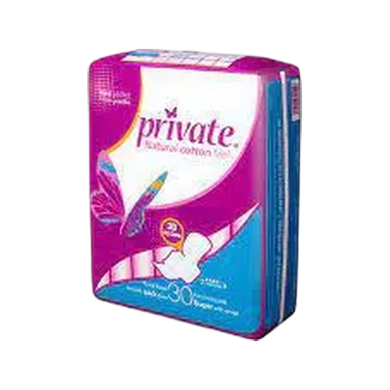 Private Maxi Feminine Pad Super With Wings