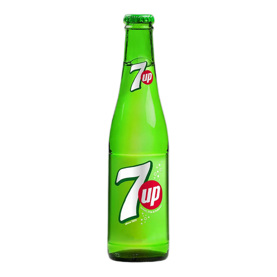 7Up Soft Drink Glass