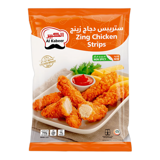 AL Kabeer Zing Chicken Strips Non Spicy