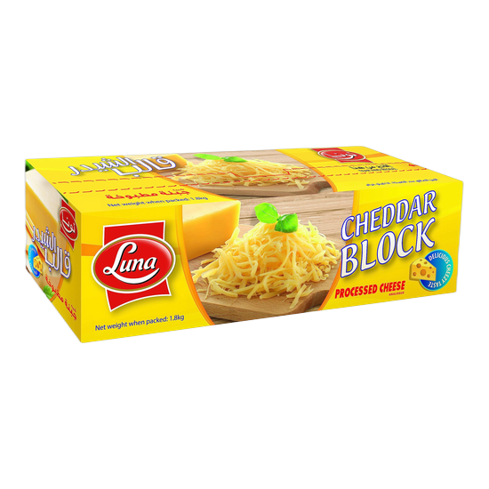 Luna Cheddar Block Cheese