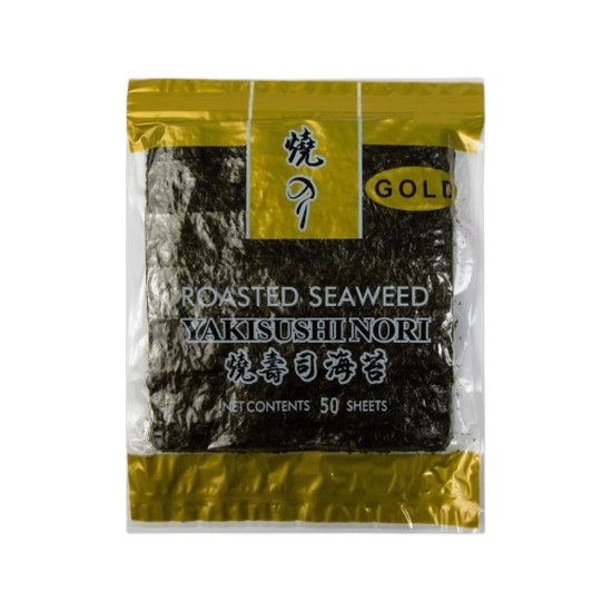 ياكي ورق سوشي نوري الذهبية