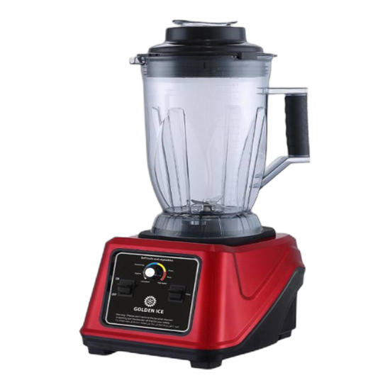 Golden ice RED electric blender 5 liter capacity