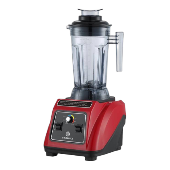 Golden ice RED electric blender 2.5 liter capacity