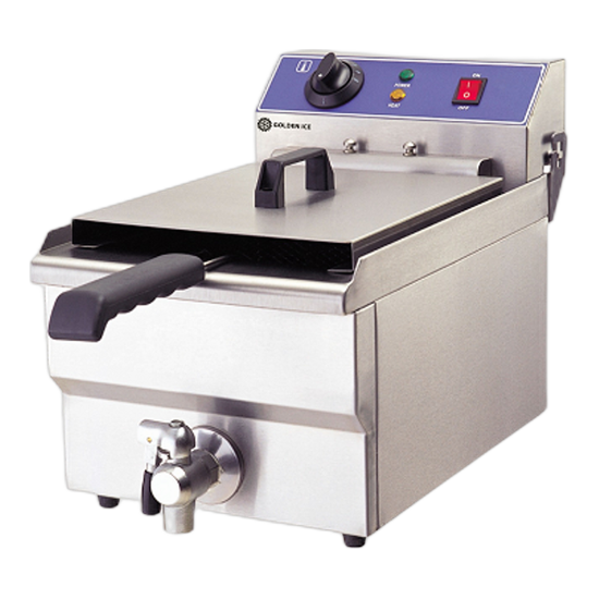 Golden ice Electric Fryer with Drain, 13L
