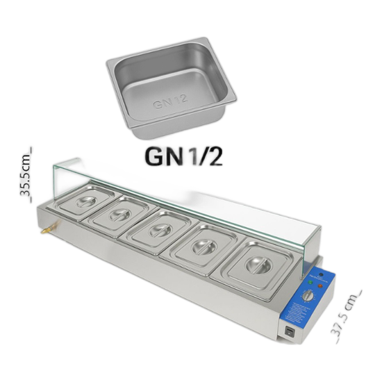 جولدن ايس بان ماري 5 حوض مقاس 1/2