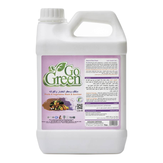 Go green Fruits and Vegetable Cleaner