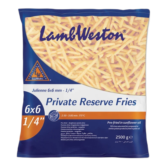 Lamb Weston Private Reserve Fries 6*6