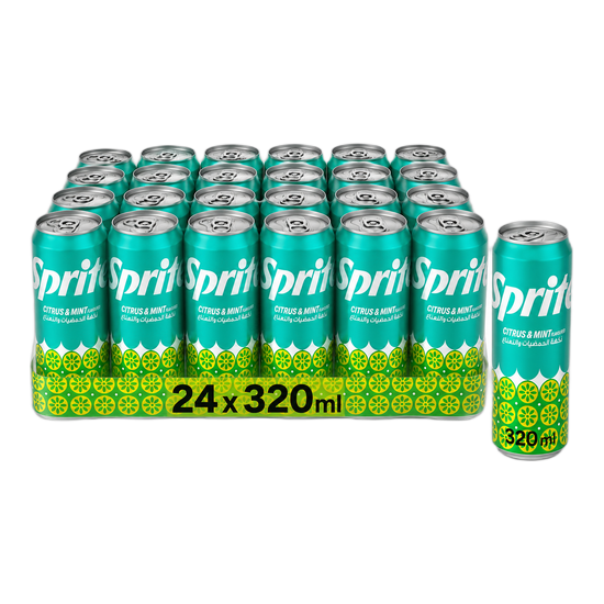 Sprite Citrus Mint Carbonated Soft Drink Cans