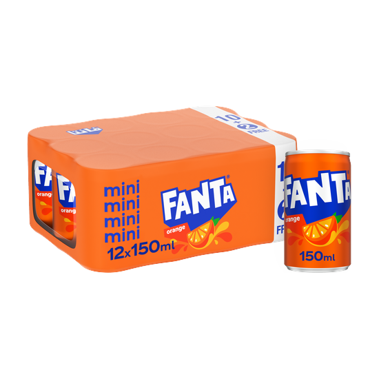 Fanta Orange Can (10+2 FREE)