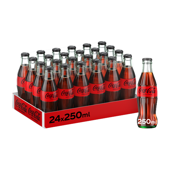 Coca Cola Zero Soft Drink Glass