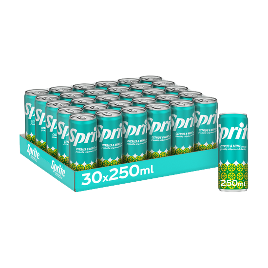 Sprite Citrus Mint Carbonated Soft Drink Cans