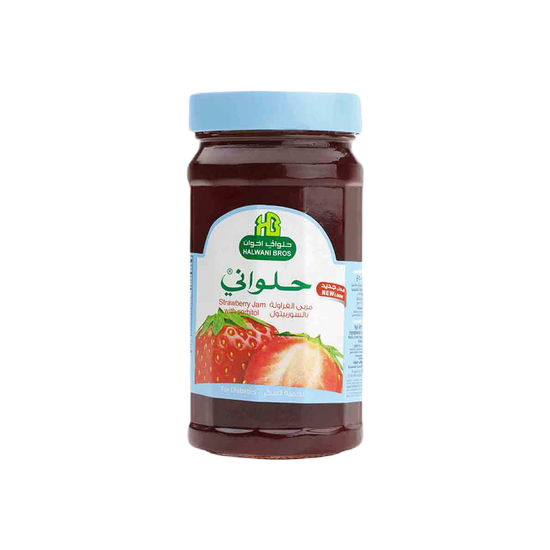 Halawani strawberry jam without sugar