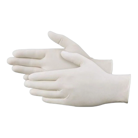 White Large Gloves