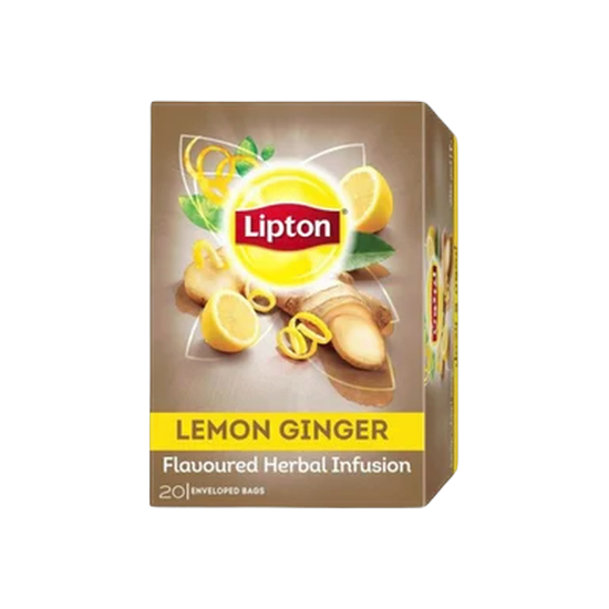 Lipton Lemon Ginger Herb Inf 1.6gm 20Teabags